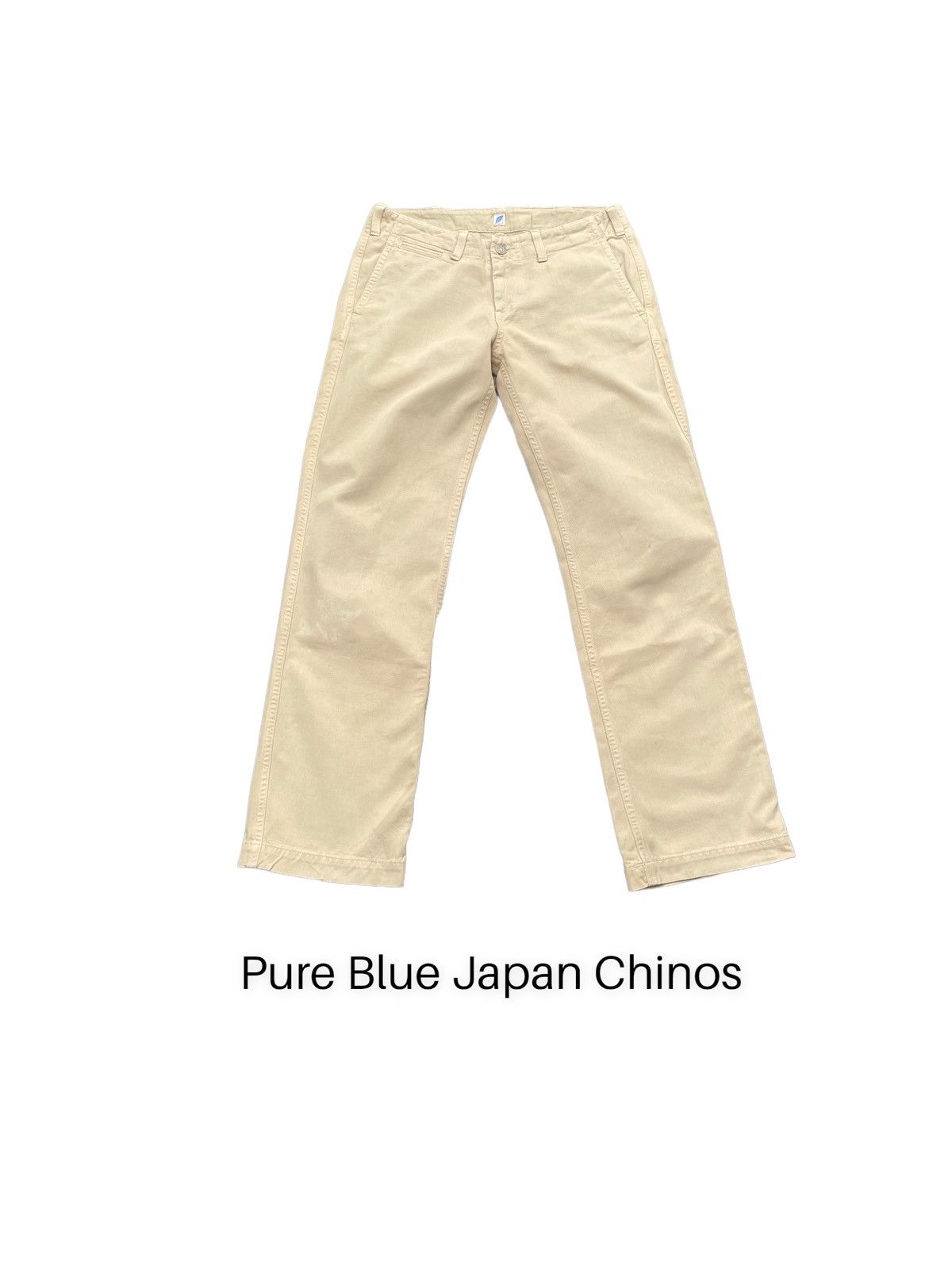 image of Pure Blue Japan Pure Japan Blue Chinos in Beige, Men's (Size 31)