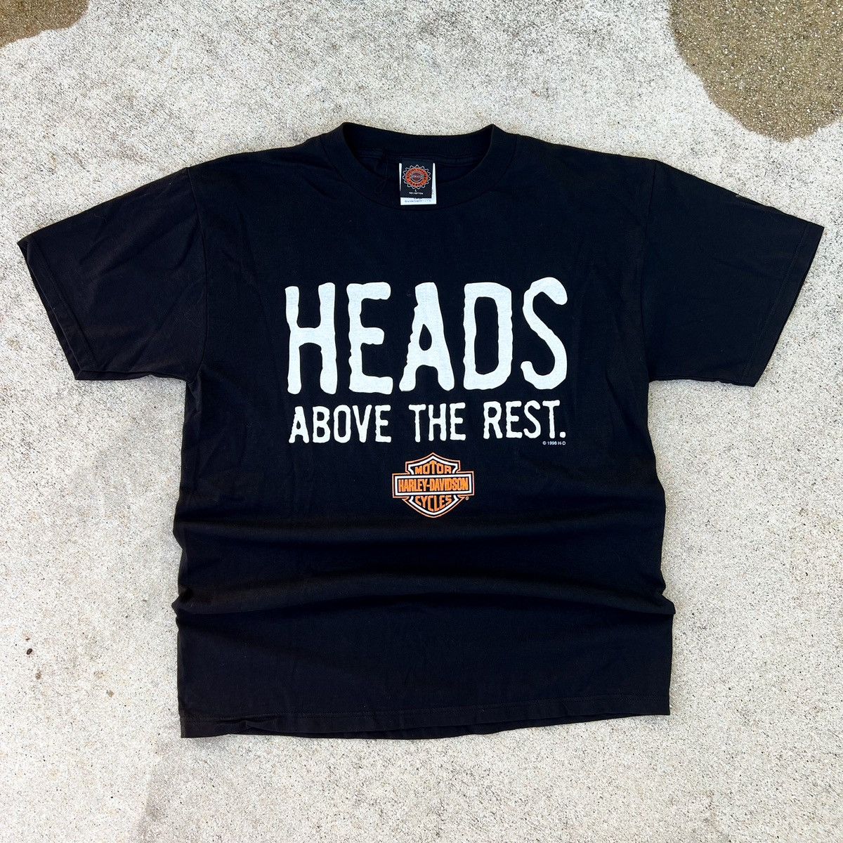 Harley Davidson Vintage 1998 Harley Davidson Heads above the rest Tee Size US L / EU 52-54 / 3 - 1 Thumbnail
