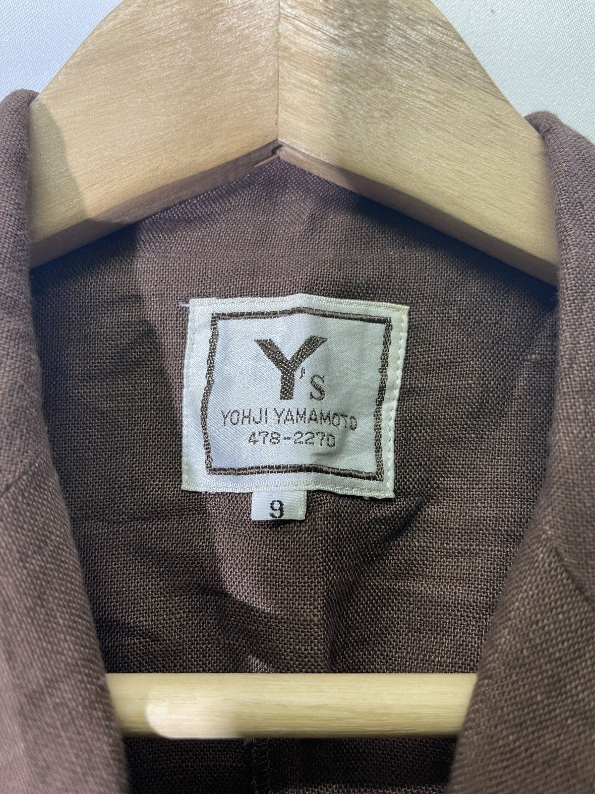 Vintage YOHJI YAMAMOTO DOUBLE BREASTED LINEN SUIT JACKET Size US S / EU 44-46 / 1 - 11 Thumbnail
