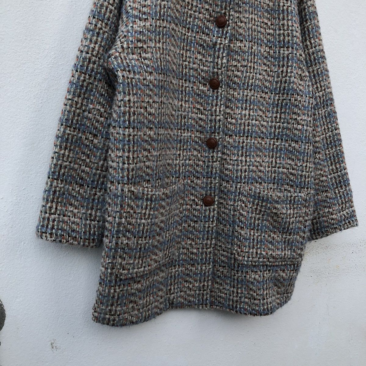 Japanese Brand VINTAGE DUFFLE JACKET WOOL PERSON'S MIX COLOUR Size US M / EU 48-50 / 2 - 4 Thumbnail