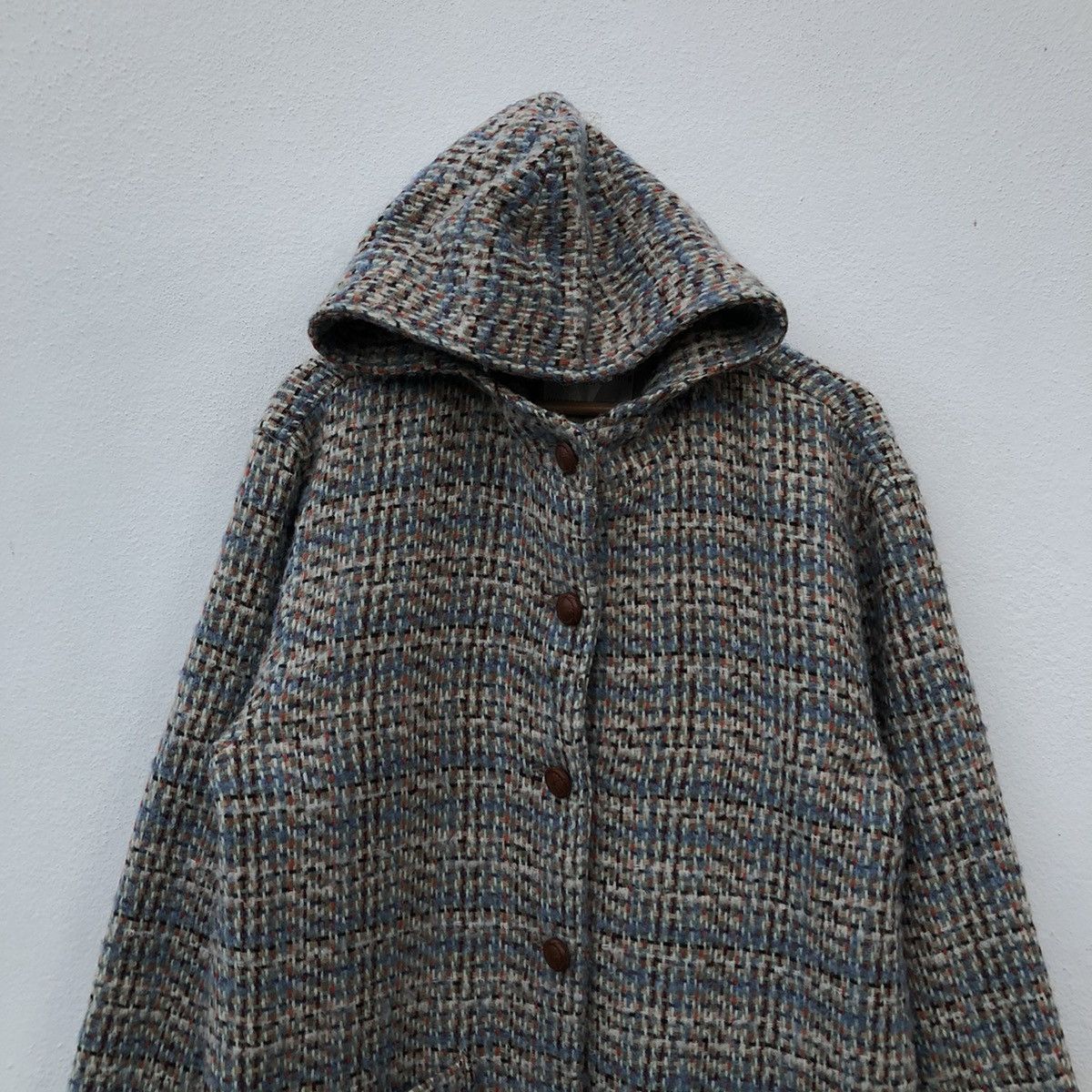 Japanese Brand VINTAGE DUFFLE JACKET WOOL PERSON'S MIX COLOUR Size US M / EU 48-50 / 2 - 3 Thumbnail