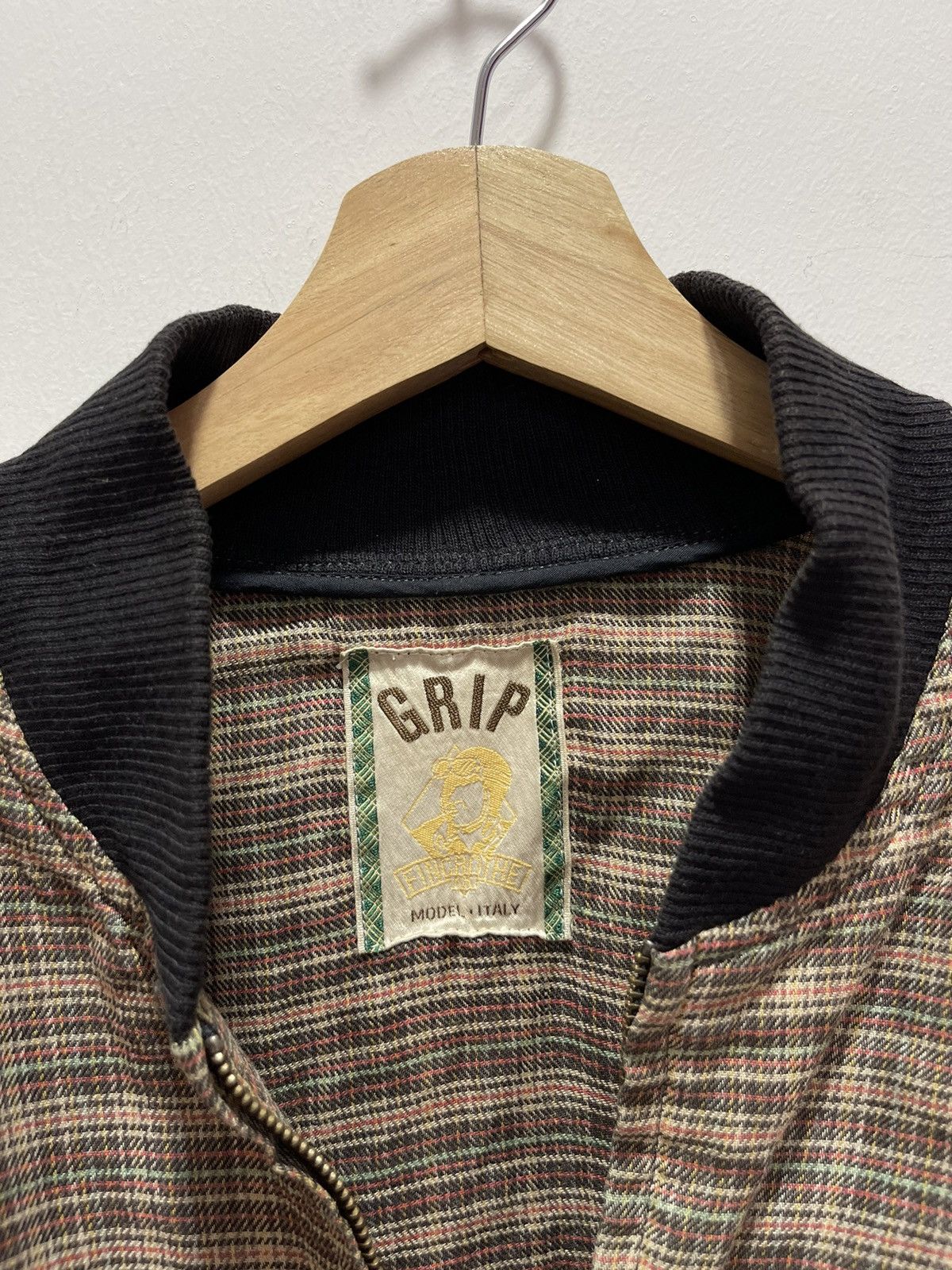 Japanese Brand JAPANESE BRAND GRIP STRIPED ZIPER JACKET Size US XL / EU 56 / 4 - 7 Thumbnail