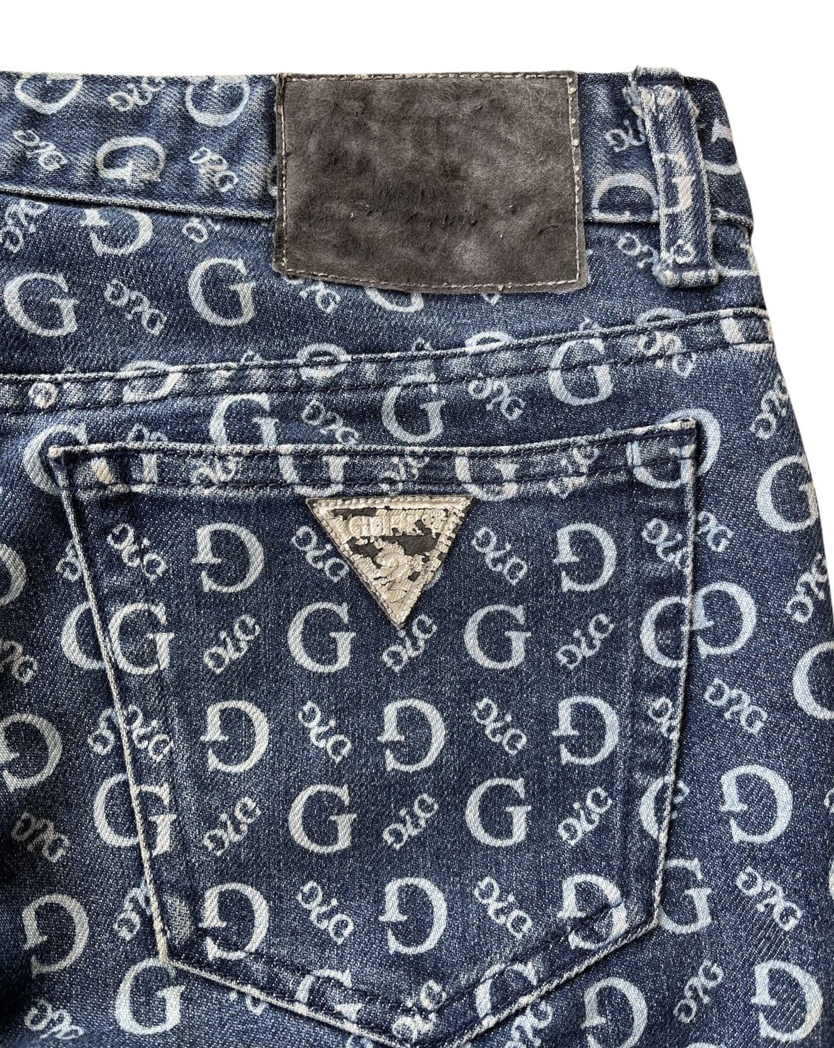 Guess Vintage 90s Guess jeans full print Size US 32 / EU 48 - 5 Thumbnail