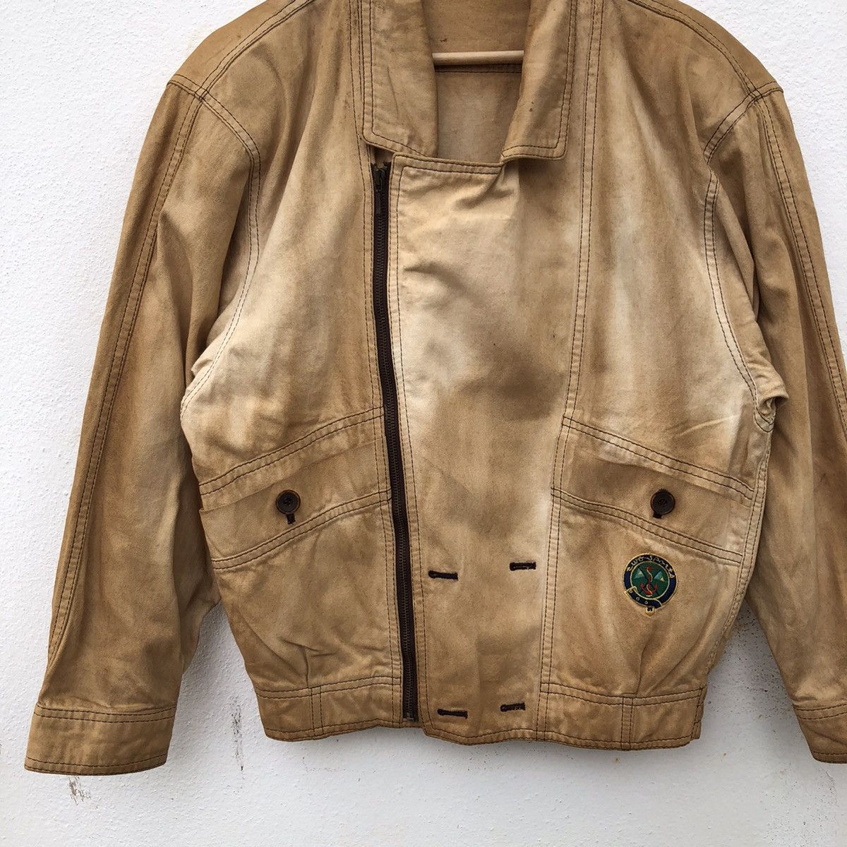 Japanese Brand VINTAGE TWO SPORTS BOMBER JACKET MILITARY COLLECTIONS Size US L / EU 52-54 / 3 - 5 Thumbnail