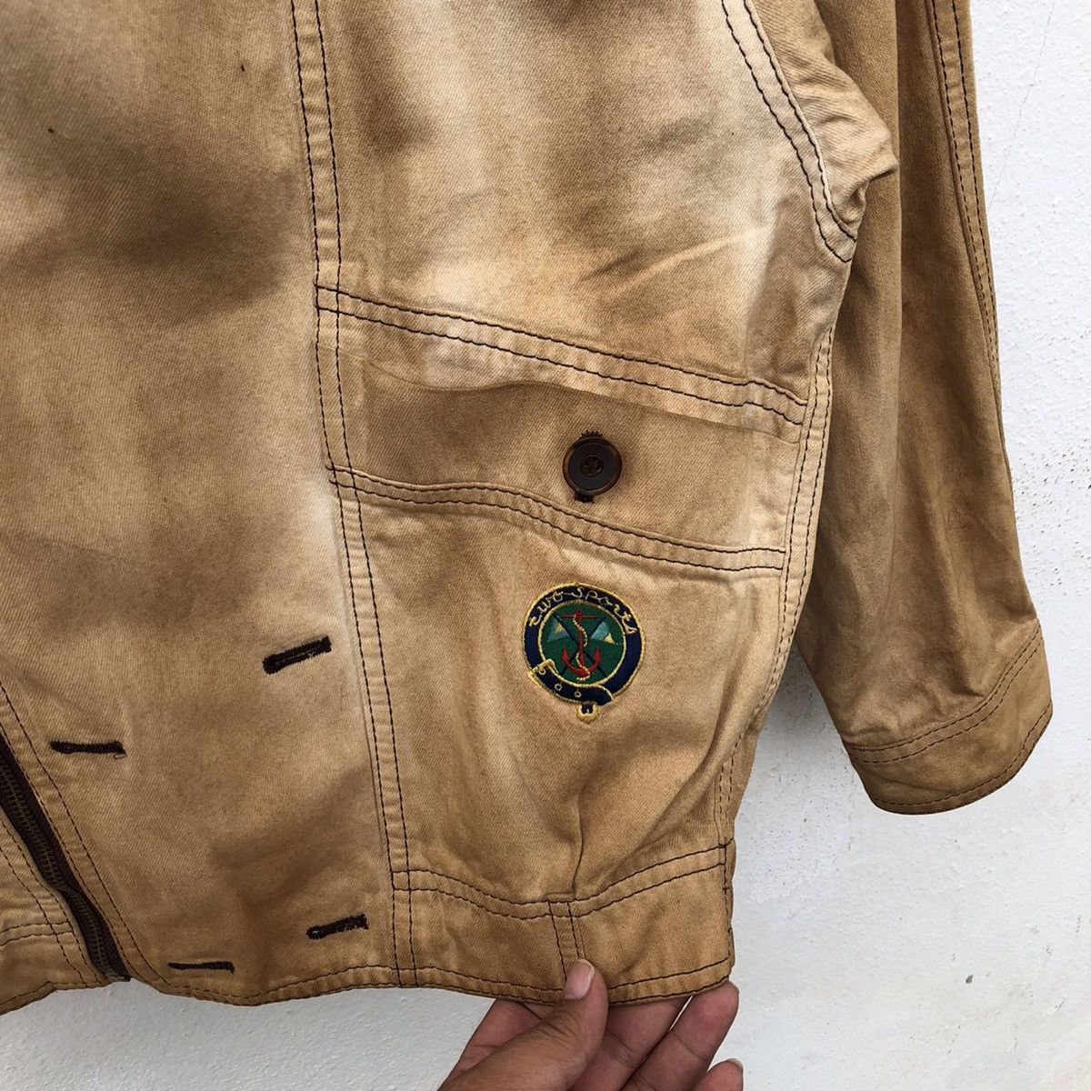 Japanese Brand VINTAGE TWO SPORTS BOMBER JACKET MILITARY COLLECTIONS Size US L / EU 52-54 / 3 - 7 Thumbnail