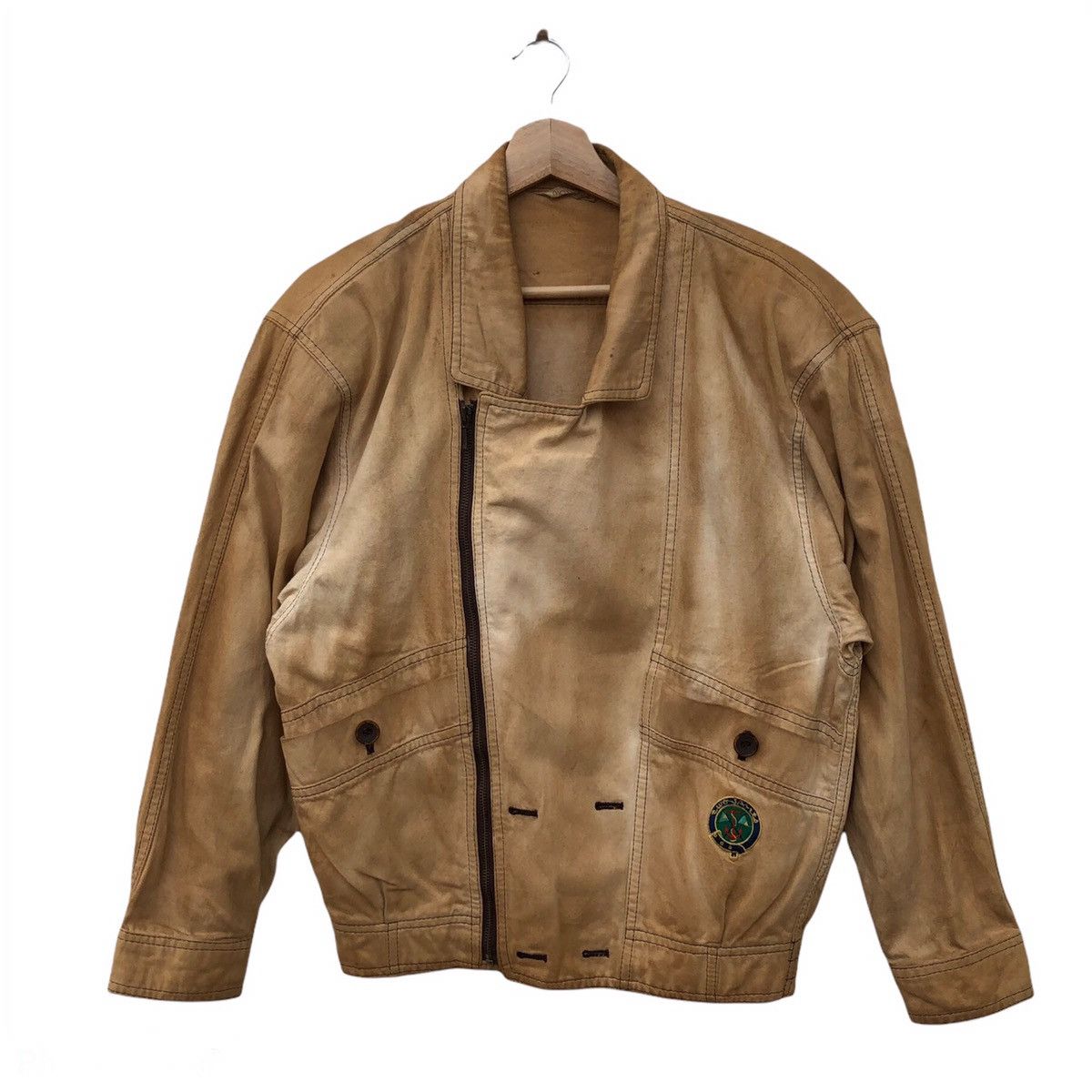 Japanese Brand VINTAGE TWO SPORTS BOMBER JACKET MILITARY COLLECTIONS Size US L / EU 52-54 / 3 - 1 Thumbnail
