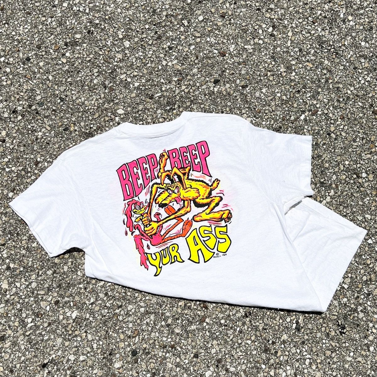 Vintage Vintage 1969 Roach “Beep Beep” Looney Tunes Roadrunner Tee Size US S / EU 44-46 / 1 - 1 Thumbnail