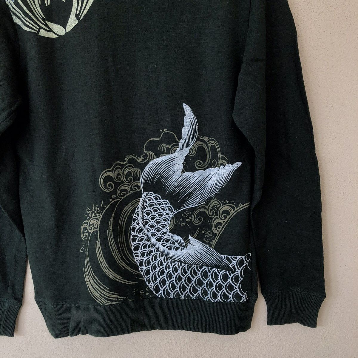 Japanese Brand VINTAGE LONG SLEEVE SWEATSHIRT KOI FISH SUKAJAN FULL PRINT Size US M / EU 48-50 / 2 - 9 Thumbnail