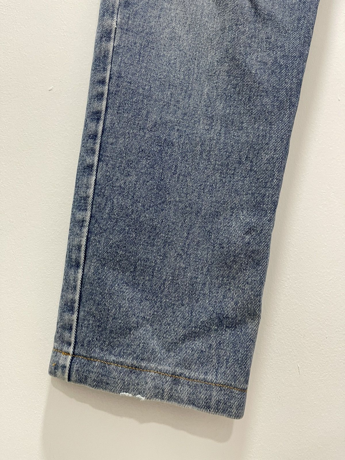 Burberry × Vintage BURBERRY TAPPERED DISTRESSED DENIM JEANS Size 26" / US 2 / IT 38 - 12 Thumbnail