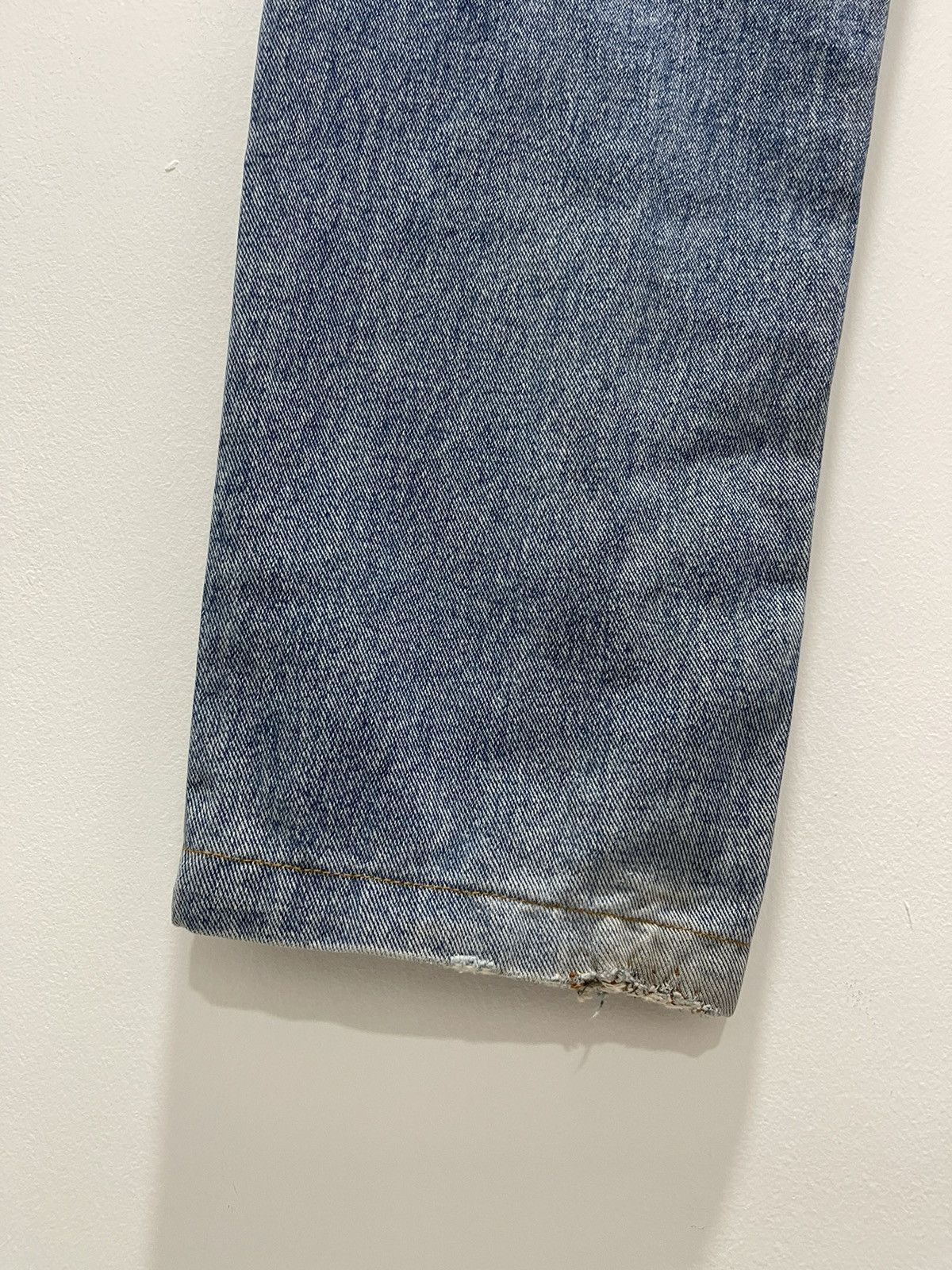Burberry × Vintage BURBERRY TAPPERED DISTRESSED DENIM JEANS Size 26" / US 2 / IT 38 - 6 Thumbnail