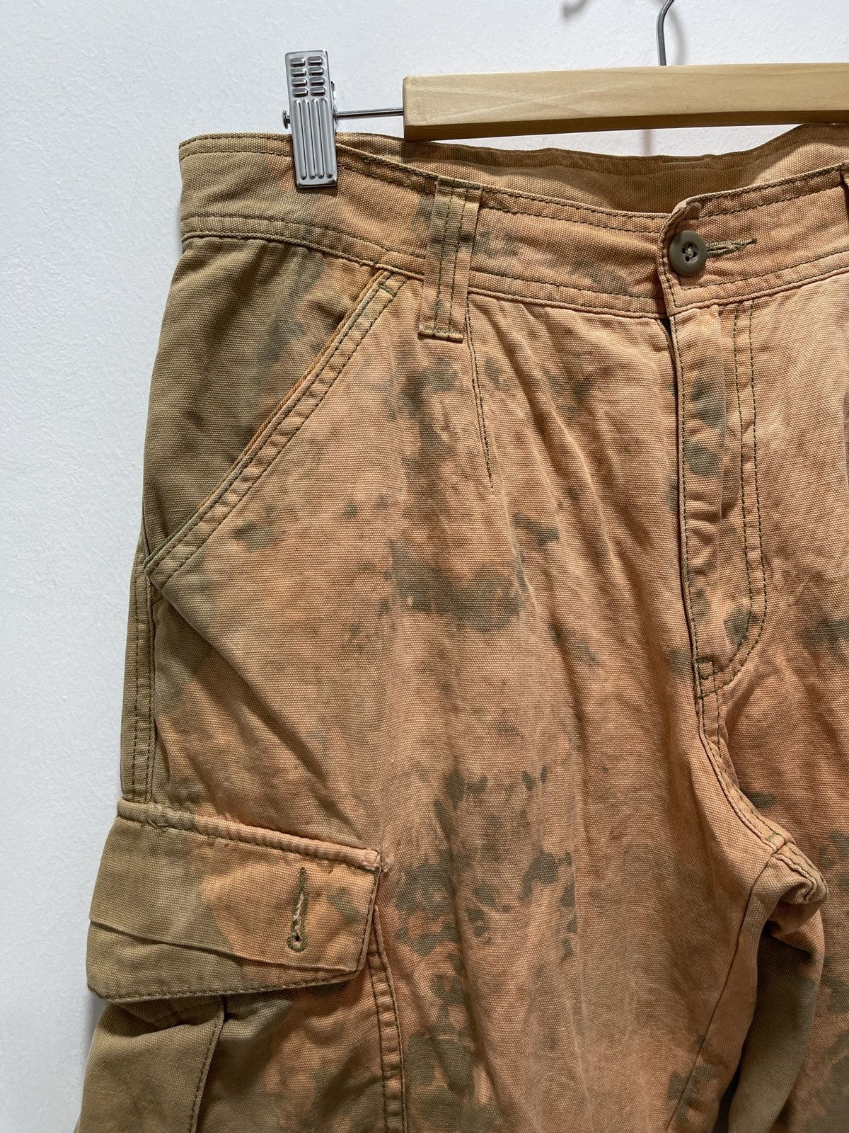 Vintage DISTRESSED OUTDOOR CUSTOM MADE CARGO PANTS Size US 32 / EU 48 - 3 Thumbnail