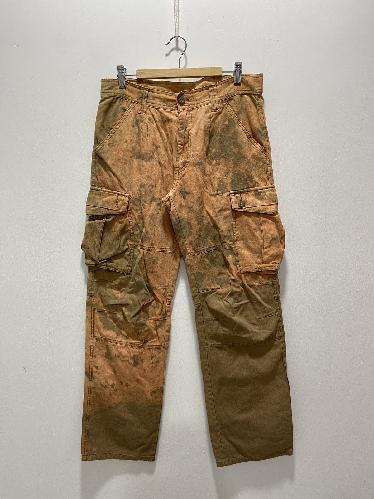 Vintage DISTRESSED OUTDOOR CUSTOM MADE CARGO PANTS Size US 32 / EU 48 - 1 Thumbnail