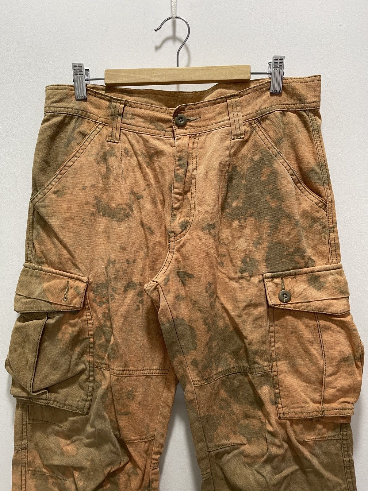 Vintage DISTRESSED OUTDOOR CUSTOM MADE CARGO PANTS Size US 32 / EU 48 - 4 Thumbnail
