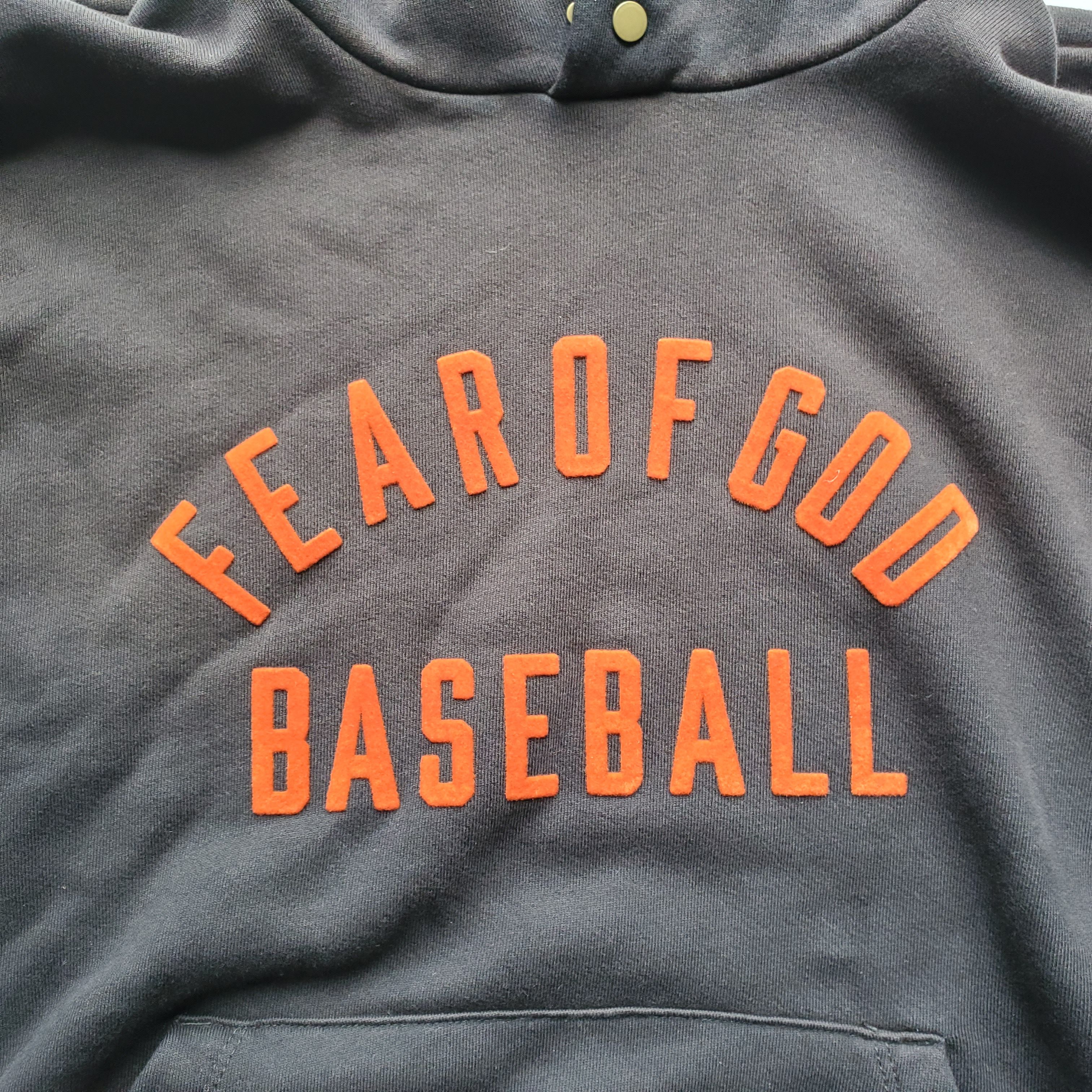 Fear of God FEAR OF GOD Vintage Black 'Baseball' Hoodie Sz Small Size US S / EU 44-46 / 1 - 4 Thumbnail