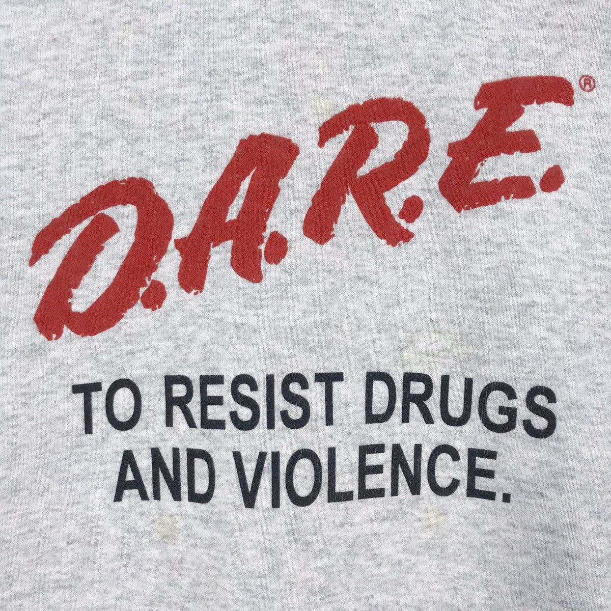 D.A.R.E × Vintage 90’s D.A.R.E Drug And Violence Sweatshirts Size US XL / EU 56 / 4 - 6 Thumbnail