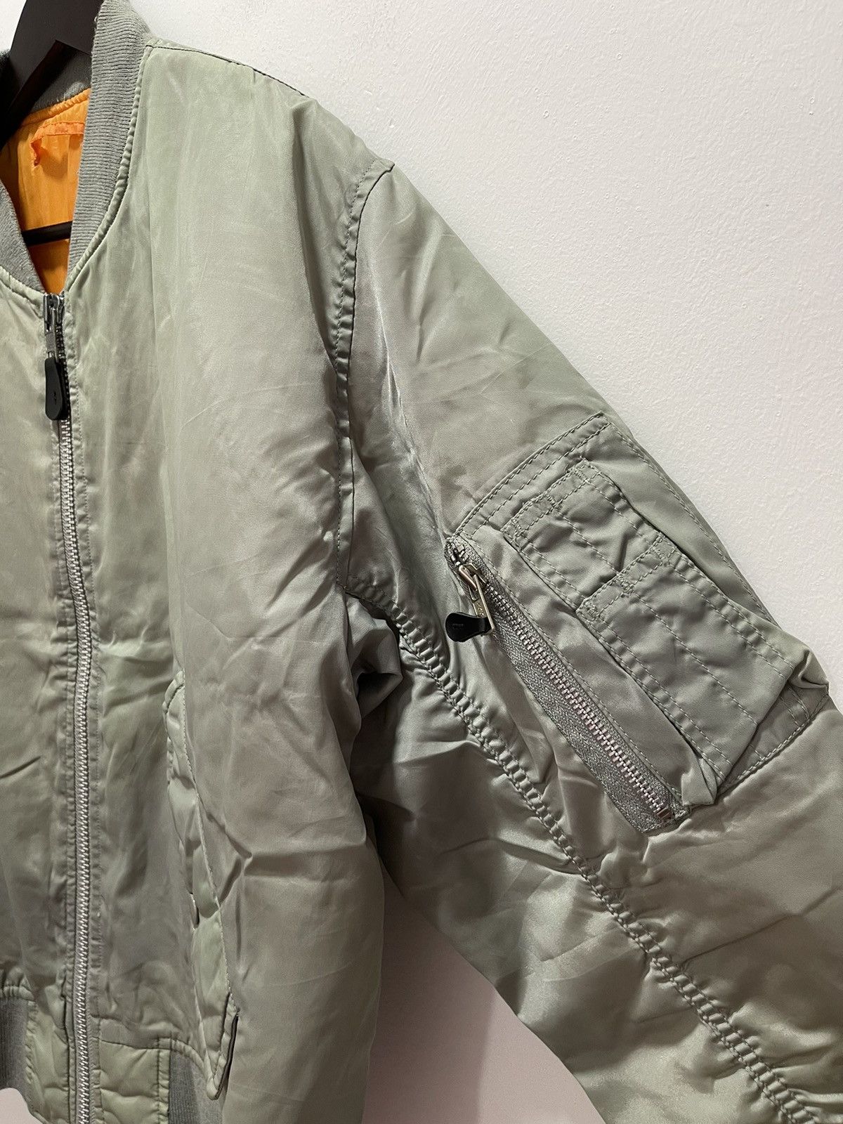 Vintage VINTAGE USAF MA-1 MILITARY BOMBER JACKET Size US L / EU 52-54 / 3 - 4 Thumbnail