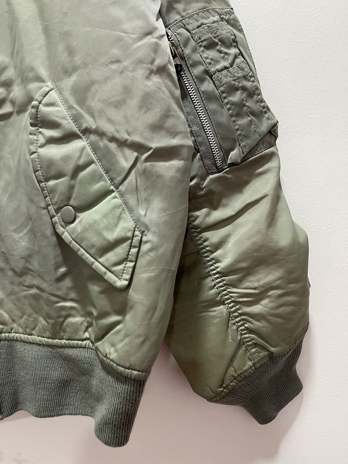 Vintage VINTAGE USAF MA-1 MILITARY BOMBER JACKET Size US L / EU 52-54 / 3 - 2 Thumbnail