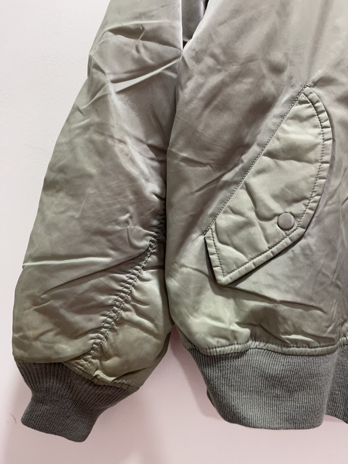 Vintage VINTAGE USAF MA-1 MILITARY BOMBER JACKET Size US L / EU 52-54 / 3 - 3 Thumbnail