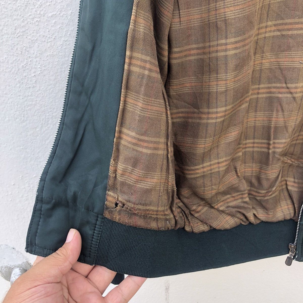 Japanese Brand VINTAGE ZIPPER JACKET CHAMPION SHIPS TARTAN DESIGN LINING Size US M / EU 48-50 / 2 - 8 Thumbnail