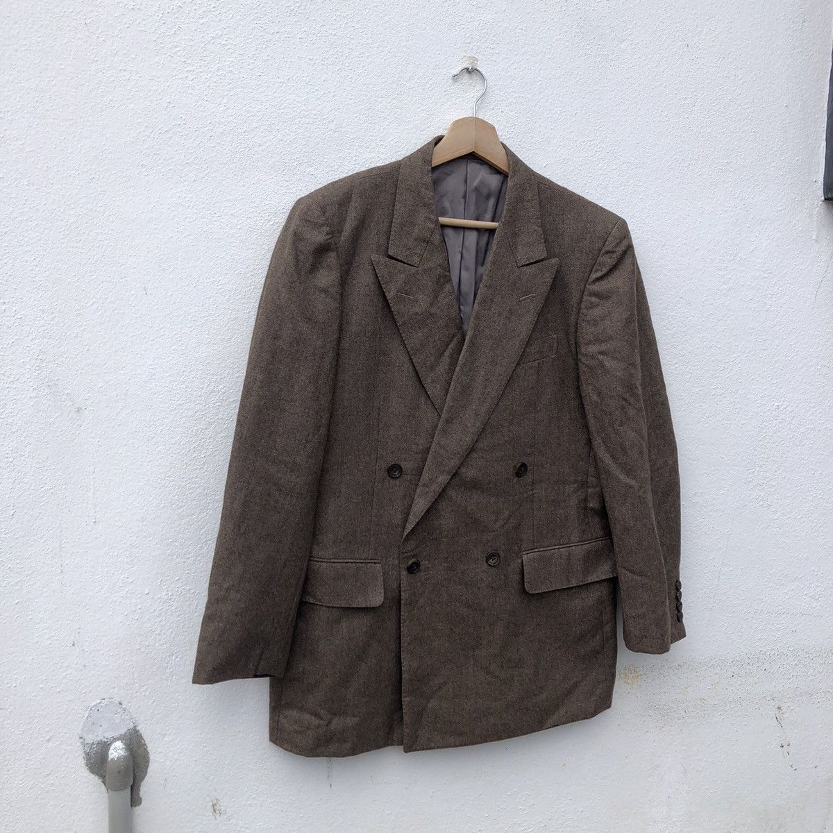 Burberry BURBERRY CASUAL COAT RARE DESIGN TASMANIA WOOL Size US M / EU 48-50 / 2 - 2 Thumbnail
