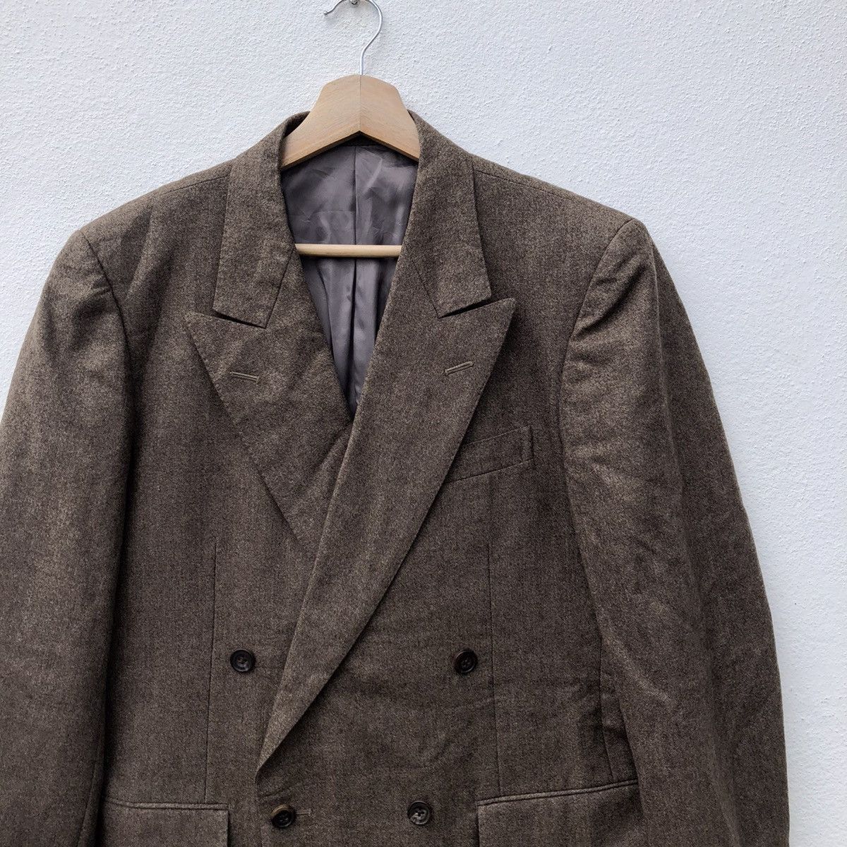 Burberry BURBERRY CASUAL COAT RARE DESIGN TASMANIA WOOL Size US M / EU 48-50 / 2 - 3 Thumbnail