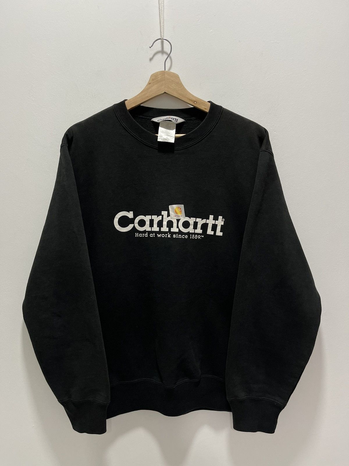 Carhartt VINTAGE CARHARTT SPELL OUT CREWNECK SWEATSHIRT Size US M / EU 48-50 / 2 - 1 Thumbnail