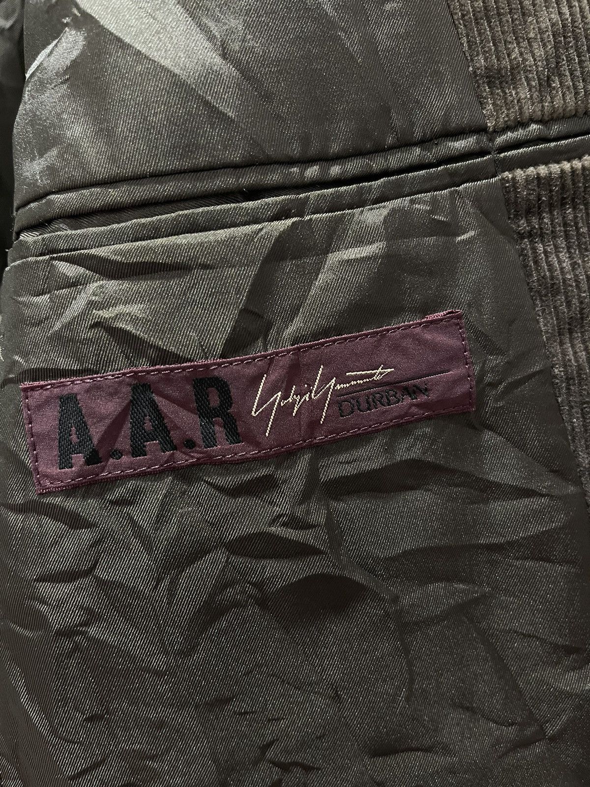Yohji Yamamoto AAR DURBAN BY YOHJI YAMAMOTO CORDUROY DISCOLOURED JACKET Size US S / EU 44-46 / 1 - 13 Thumbnail