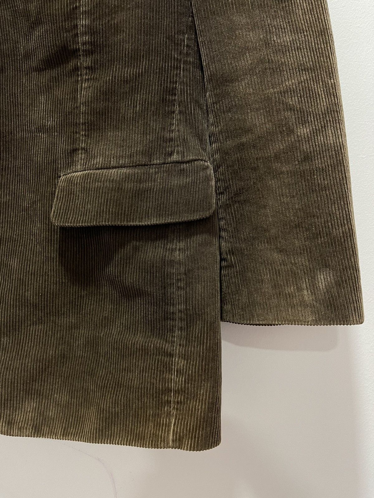 Yohji Yamamoto AAR DURBAN BY YOHJI YAMAMOTO CORDUROY DISCOLOURED JACKET Size US S / EU 44-46 / 1 - 6 Thumbnail