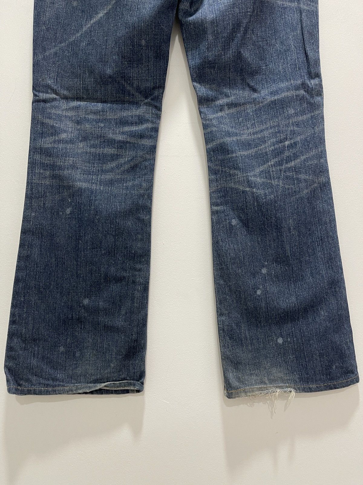 Levi's × Levi's Vintage Clothing × Vintage LEVIS 708 SPLATTERED PAINT NON SELVEDGE DISTRESSED JEANS Size US 31 - 5 Thumbnail