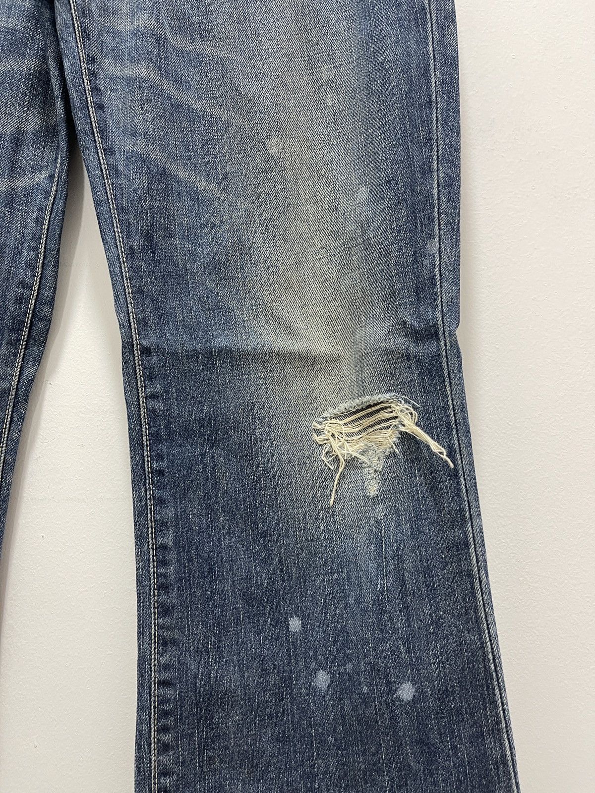Levi's × Levi's Vintage Clothing × Vintage LEVIS 708 SPLATTERED PAINT NON SELVEDGE DISTRESSED JEANS Size US 31 - 11 Thumbnail