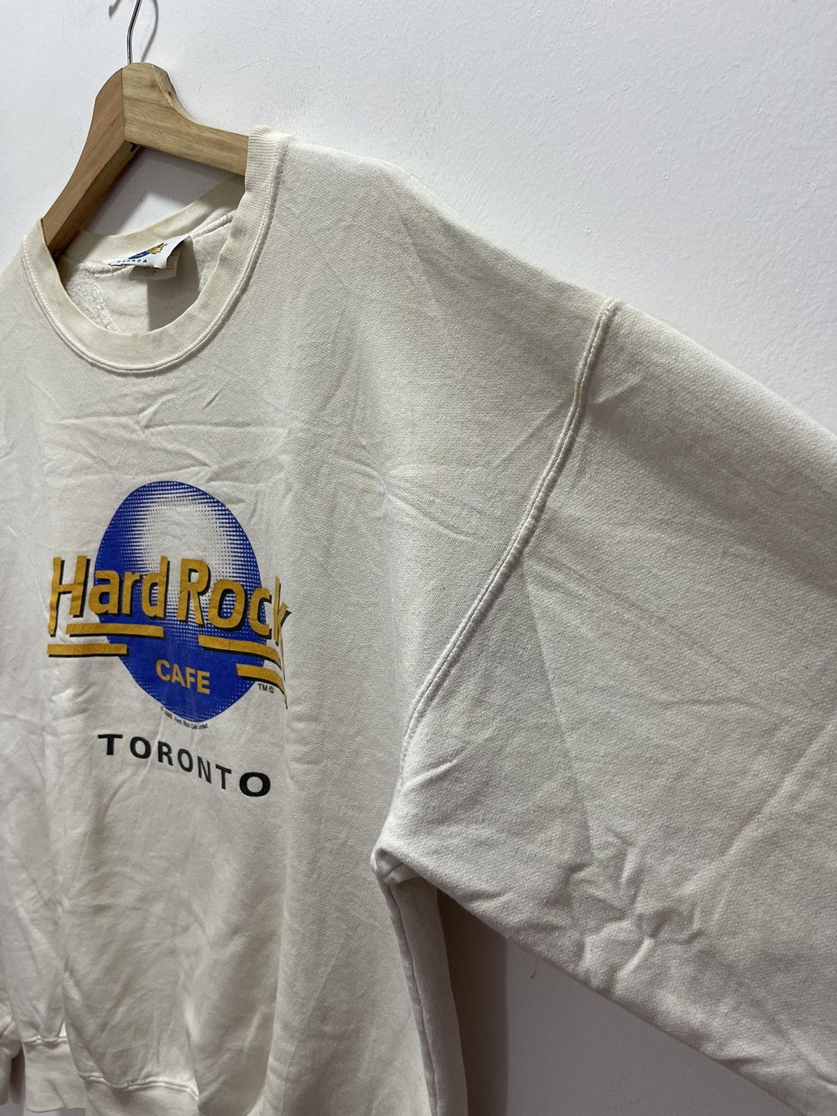 Hard Rock Cafe 1989 VINTAGE HARD ROCK CAFE TORONTO DISTRESSED SWEATSHIRT Size US S / EU 44-46 / 1 - 6 Thumbnail