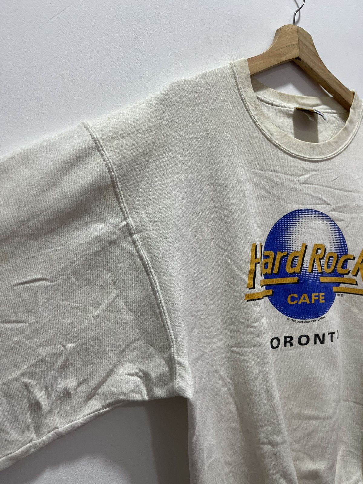 Hard Rock Cafe 1989 VINTAGE HARD ROCK CAFE TORONTO DISTRESSED SWEATSHIRT Size US S / EU 44-46 / 1 - 7 Thumbnail