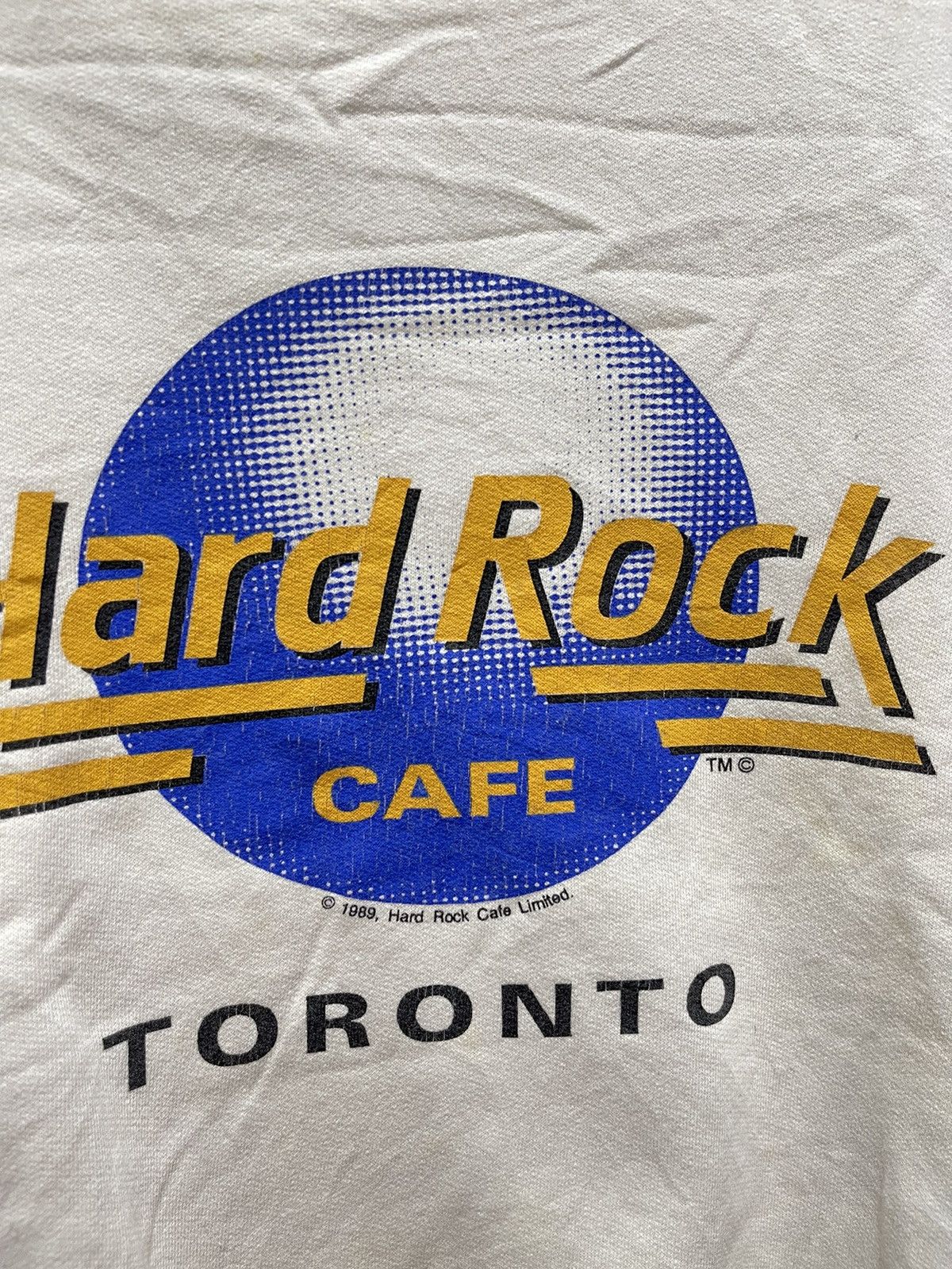 Hard Rock Cafe 1989 VINTAGE HARD ROCK CAFE TORONTO DISTRESSED SWEATSHIRT Size US S / EU 44-46 / 1 - 3 Thumbnail