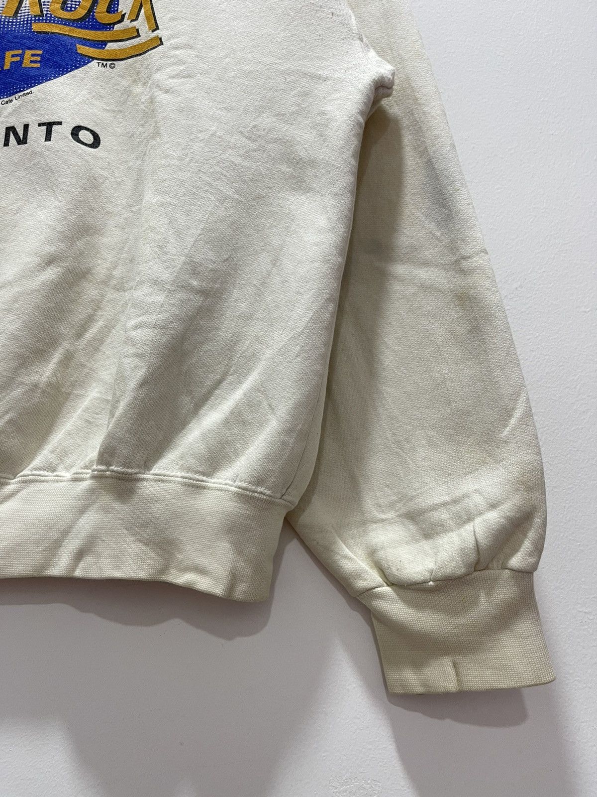 Hard Rock Cafe 1989 VINTAGE HARD ROCK CAFE TORONTO DISTRESSED SWEATSHIRT Size US S / EU 44-46 / 1 - 4 Thumbnail