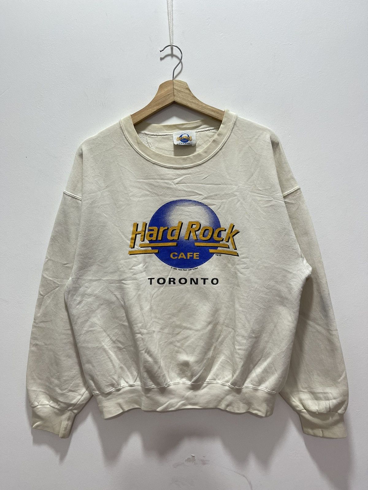 Hard Rock Cafe 1989 VINTAGE HARD ROCK CAFE TORONTO DISTRESSED SWEATSHIRT Size US S / EU 44-46 / 1 - 1 Thumbnail