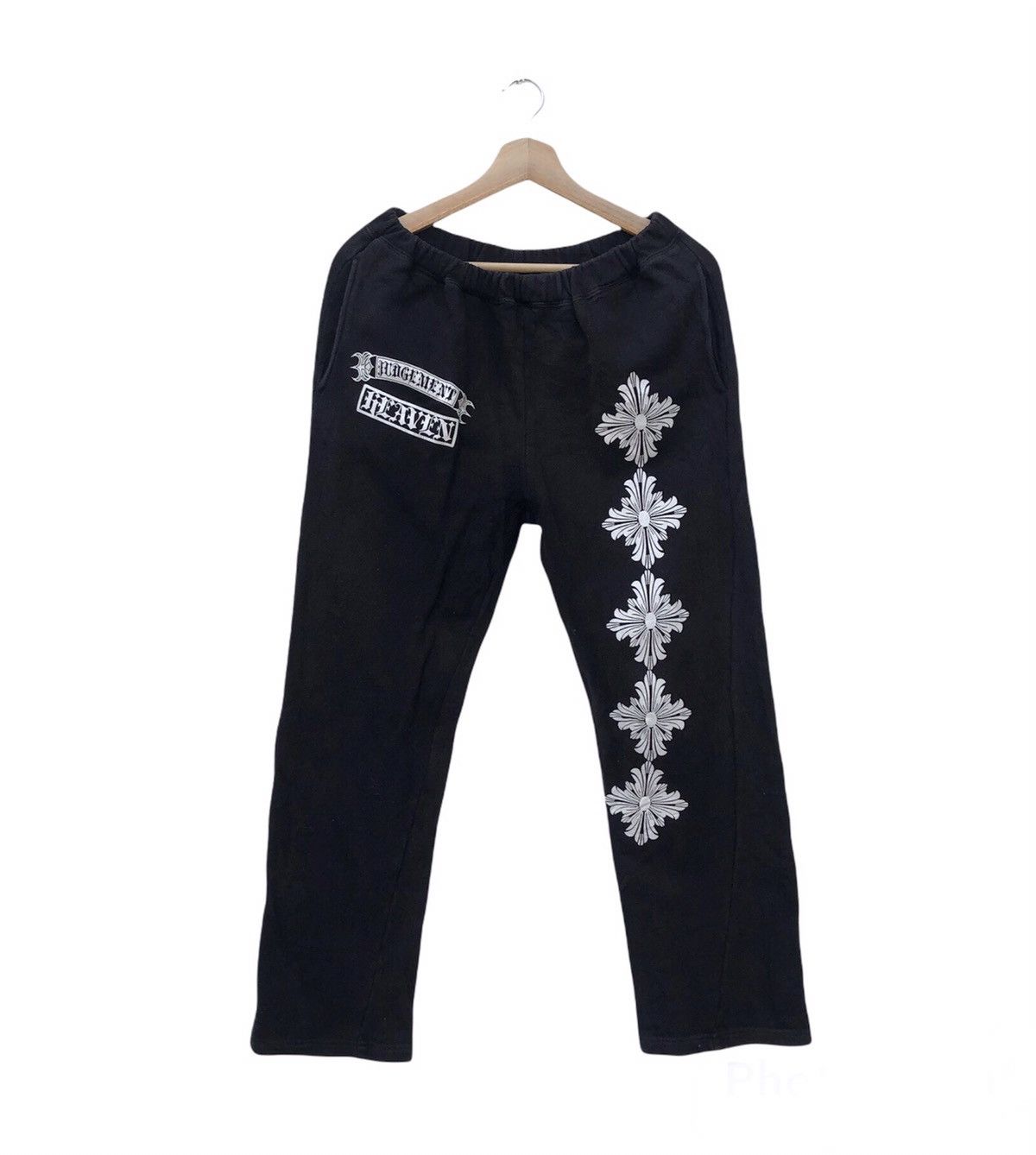 Japanese Brand 🔥VINTAGE SWEATPANTS JOGGER BAGGY OVERSIZED CROSS BIG LOGO Size US 30 / EU 46 - 1 Thumbnail