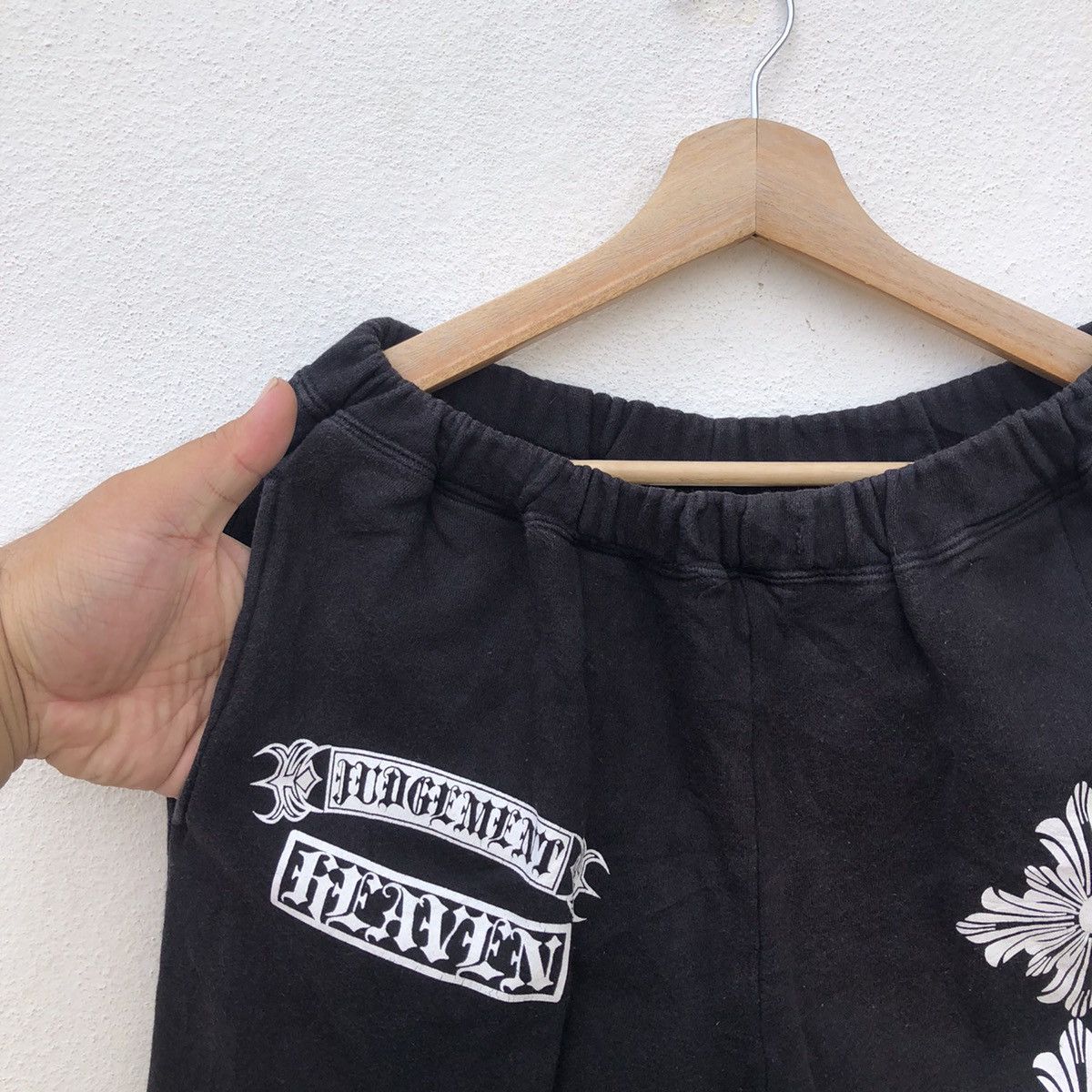 Japanese Brand 🔥VINTAGE SWEATPANTS JOGGER BAGGY OVERSIZED CROSS BIG LOGO Size US 30 / EU 46 - 6 Thumbnail