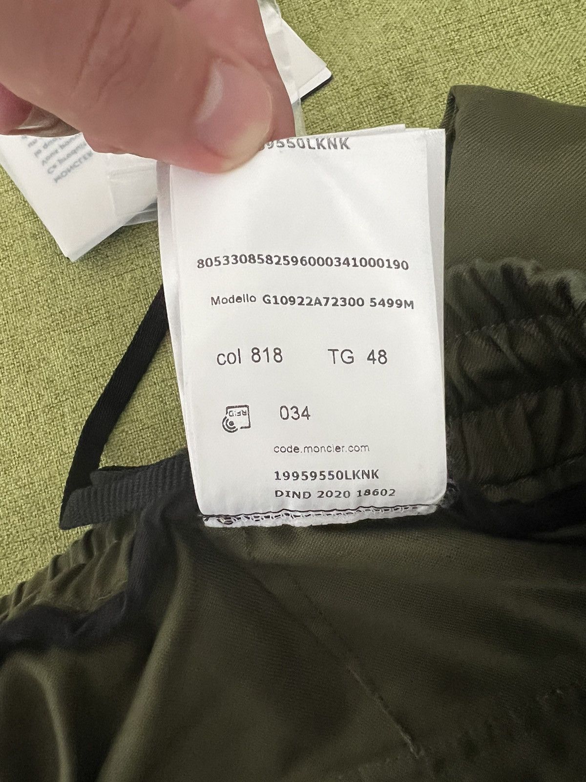 Moncler Moncler track pants Size US 32 / EU 48 - 8 Thumbnail