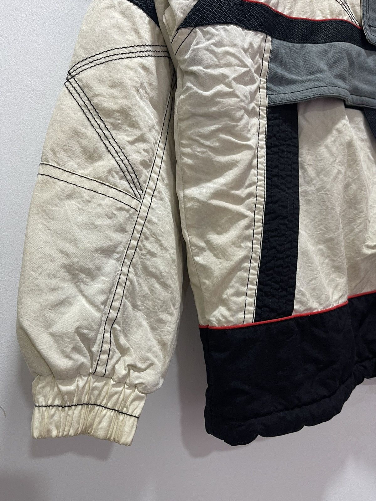 Sasquatchfabrix × Vintage VINTAGE SASQUATCH SKI DESIGN BOMBER JACKET DISTRESSED Size US L / EU 52-54 / 3 - 5 Thumbnail