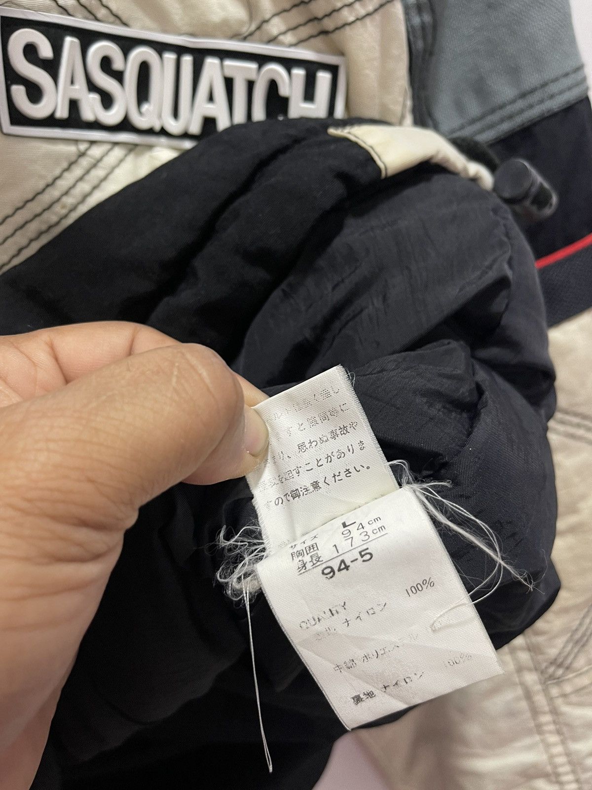 Sasquatchfabrix × Vintage VINTAGE SASQUATCH SKI DESIGN BOMBER JACKET DISTRESSED Size US L / EU 52-54 / 3 - 10 Thumbnail