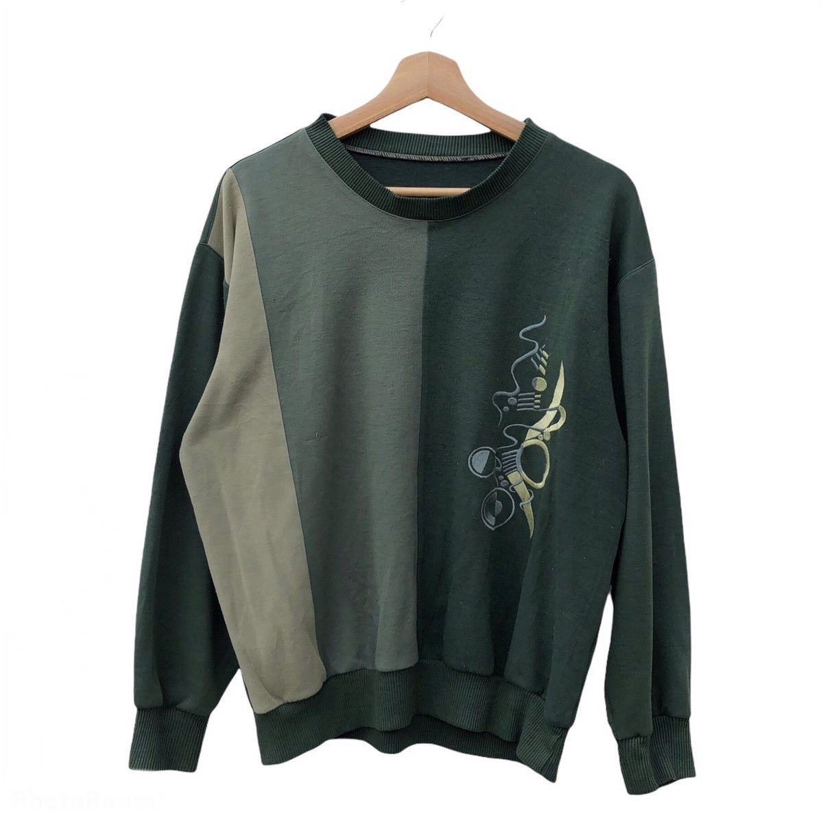 Japanese Brand VINTAGE EMBROIDERED LOGO SWEATSHIRT BIG LOGO Size US M / EU 48-50 / 2 - 1 Thumbnail