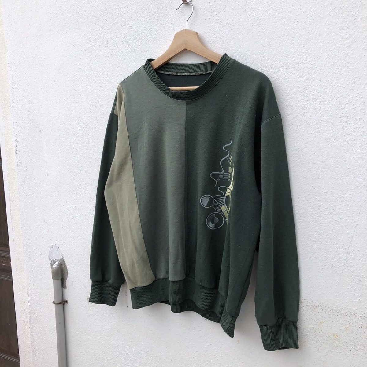 Japanese Brand VINTAGE EMBROIDERED LOGO SWEATSHIRT BIG LOGO Size US M / EU 48-50 / 2 - 2 Thumbnail