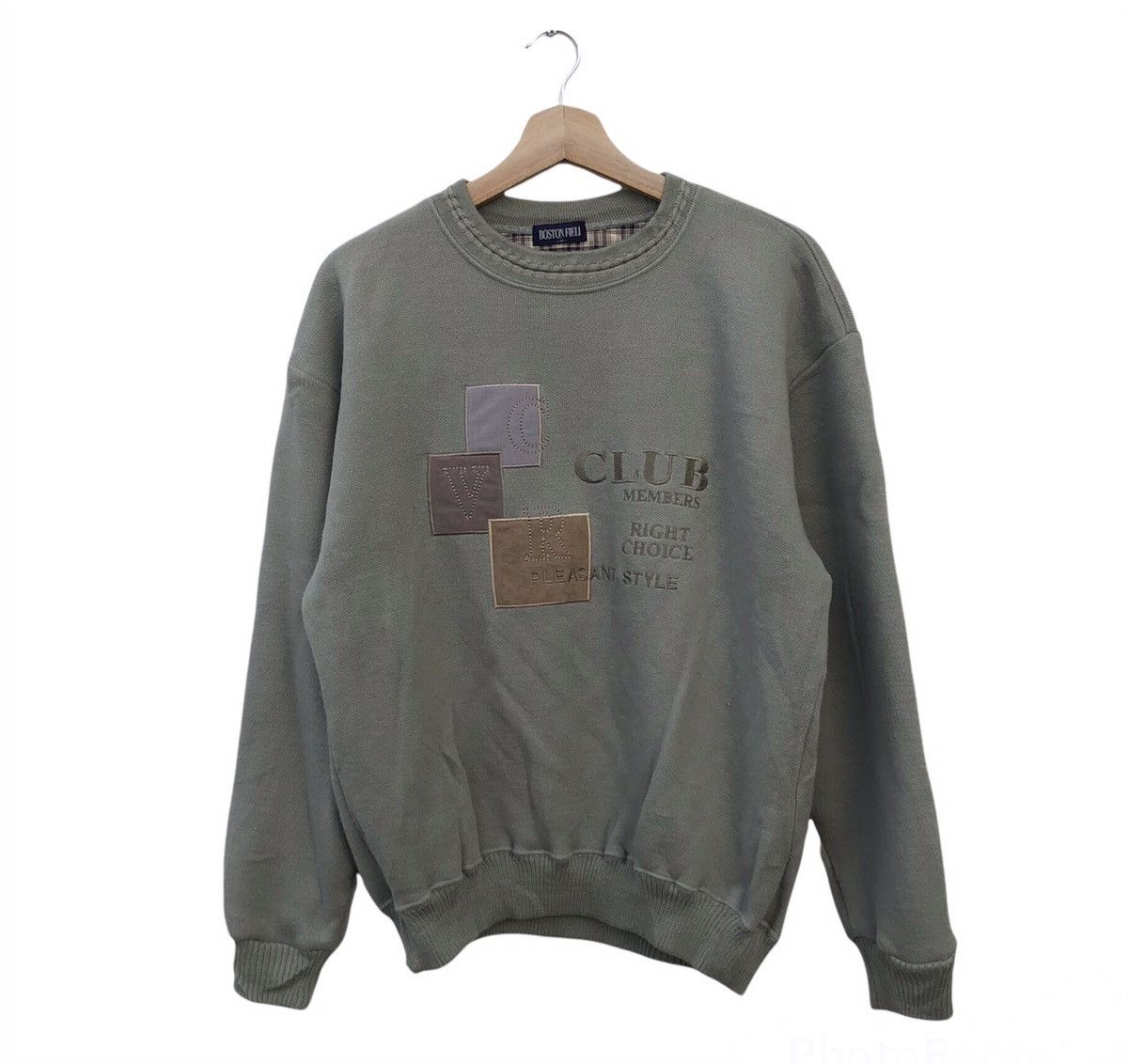 Japanese Brand VINTAGE BOSTON FIELI SWEATSHIRT EMBROIDERED BIG LOGO Size US M / EU 48-50 / 2 - 1 Thumbnail