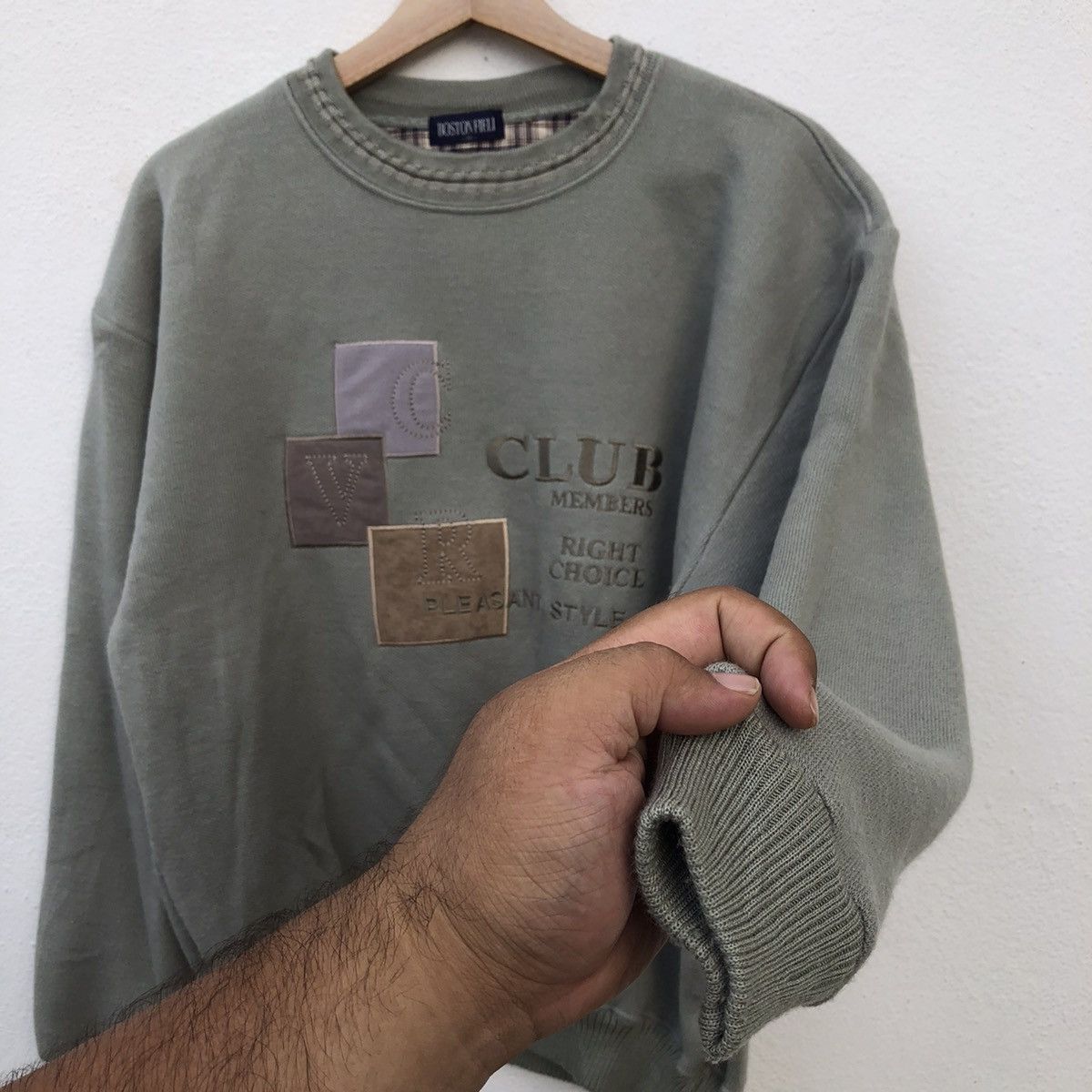 Japanese Brand VINTAGE BOSTON FIELI SWEATSHIRT EMBROIDERED BIG LOGO Size US M / EU 48-50 / 2 - 4 Thumbnail
