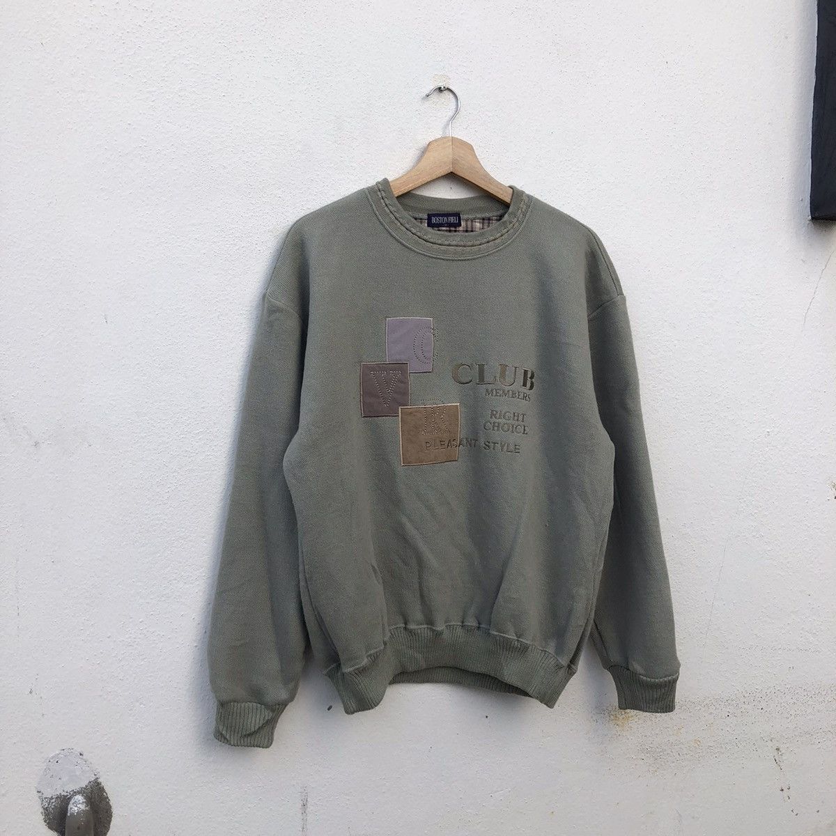 Japanese Brand VINTAGE BOSTON FIELI SWEATSHIRT EMBROIDERED BIG LOGO Size US M / EU 48-50 / 2 - 2 Thumbnail