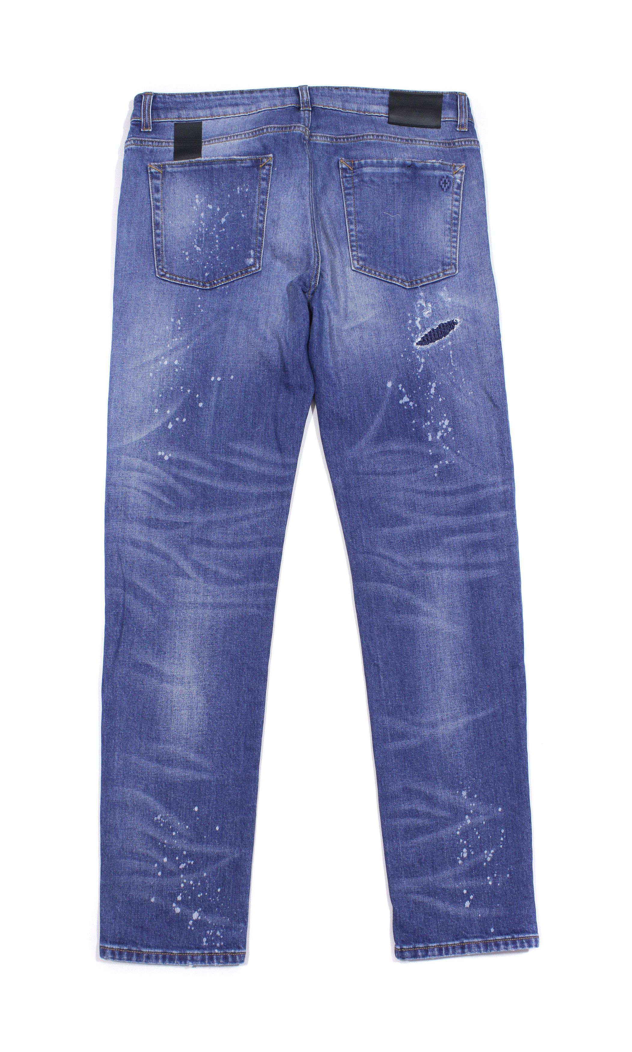Marcelo Burlon Painter Distressed Jeans Size US 34 / EU 50 - 2 Thumbnail