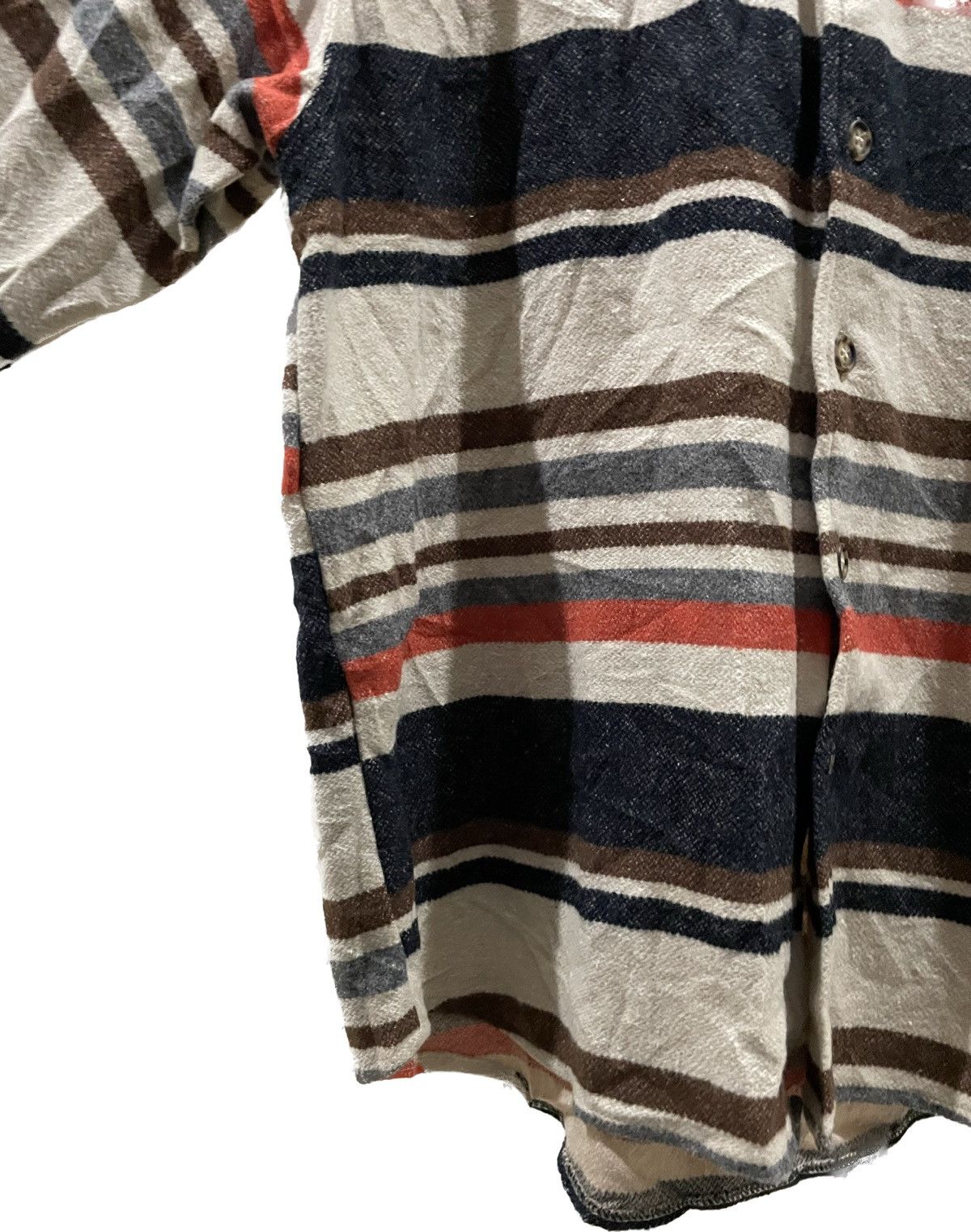 Benetton × United Colors Of Benetton United Colors of Benetton Stripe Jacket Shirt Size US S / EU 44-46 / 1 - 4 Thumbnail
