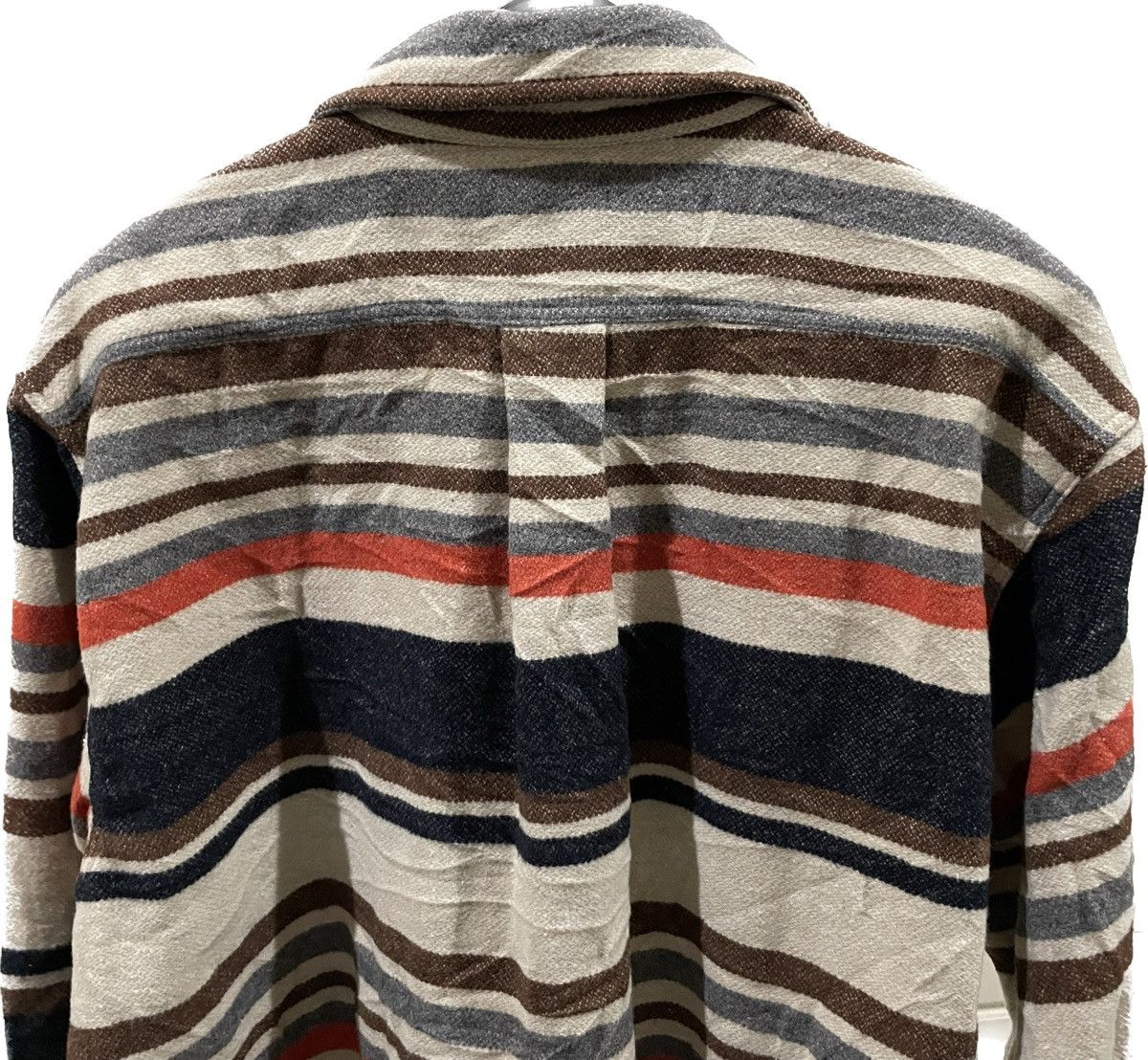 Benetton × United Colors Of Benetton United Colors of Benetton Stripe Jacket Shirt Size US S / EU 44-46 / 1 - 7 Thumbnail