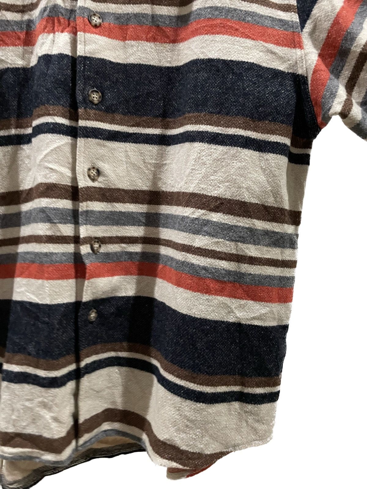 Benetton × United Colors Of Benetton United Colors of Benetton Stripe Jacket Shirt Size US S / EU 44-46 / 1 - 5 Thumbnail