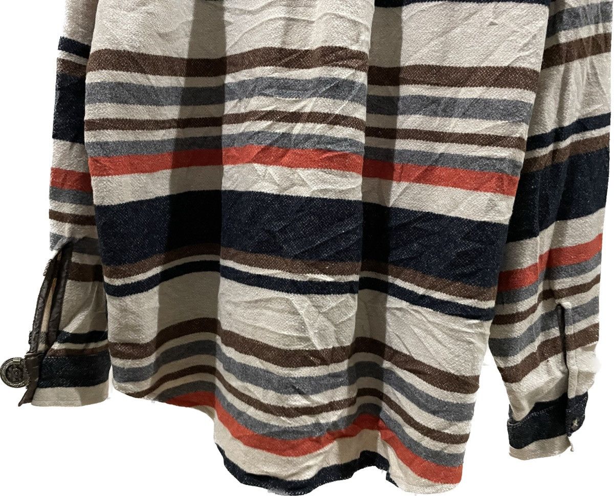 Benetton × United Colors Of Benetton United Colors of Benetton Stripe Jacket Shirt Size US S / EU 44-46 / 1 - 8 Thumbnail